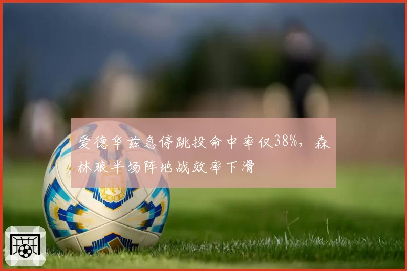 爱德华兹急停跳投命中率仅38%，森林狼半场阵地战效率下滑